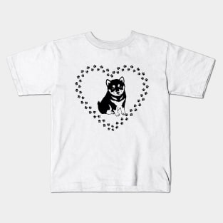 Cute Shiba Inu Kids T-Shirt